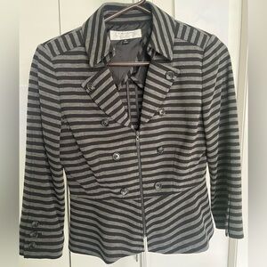 Tahari Arthur S Levine military style blazer Ladies 6P